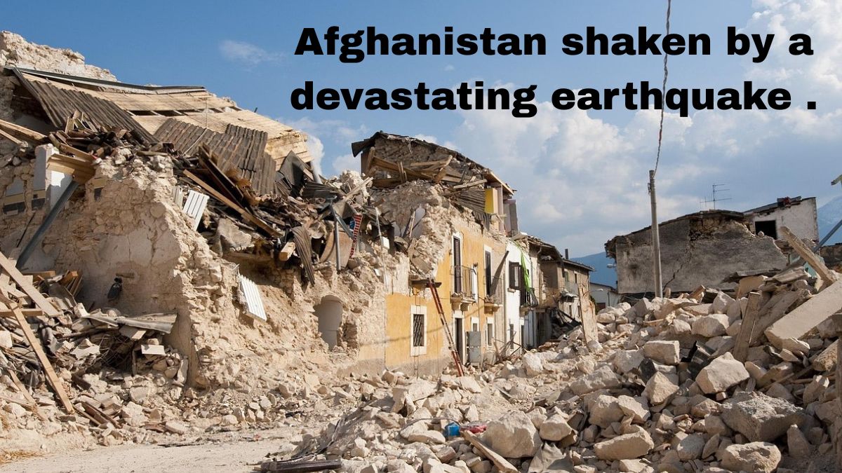 Afghanistan :shaken by a devastating earthquake ! 6.3 ?