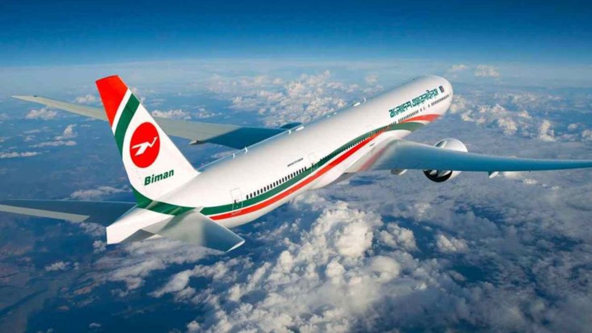 Bangladesh's airline Biman Airlines touched down in Pakistan.